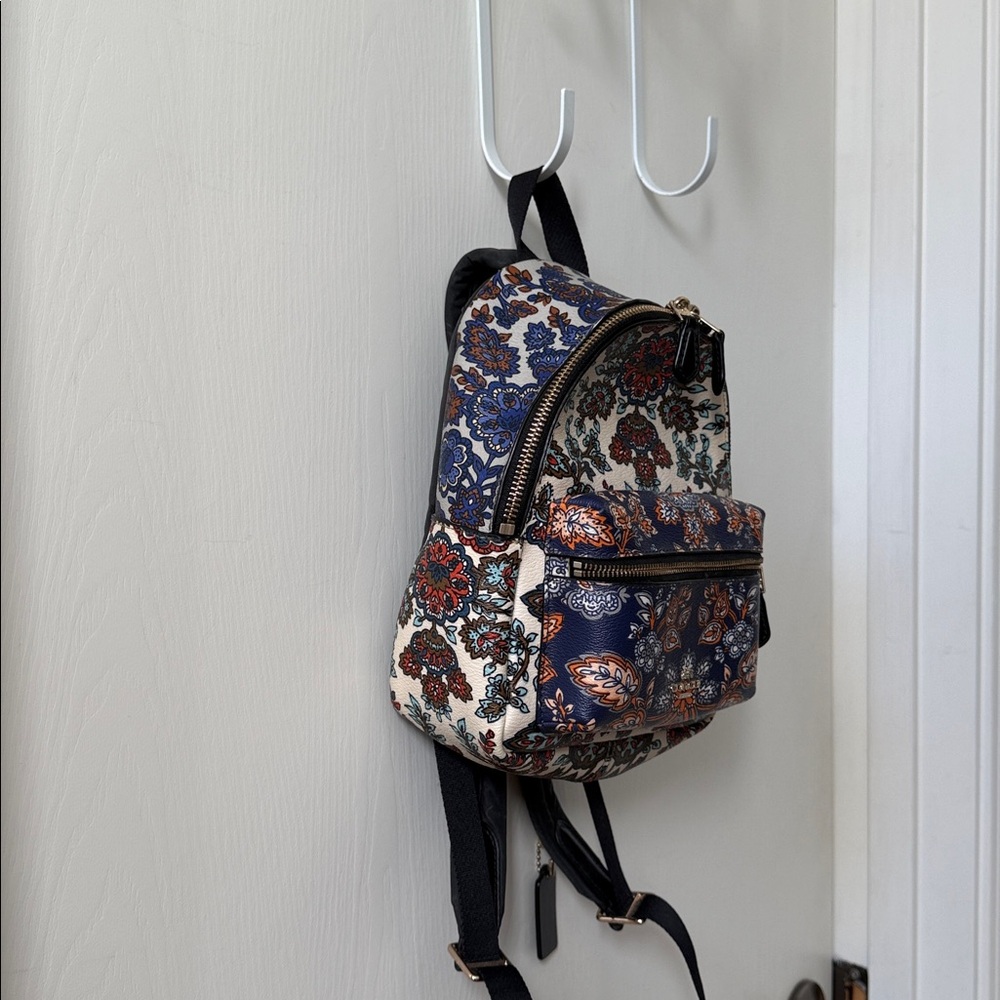 Coach Multicolor Floral Backpack - image 2